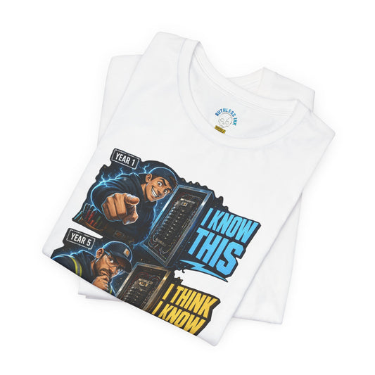 Funny Electrician Shirt - Confidence, Doubt, Call the Engineer