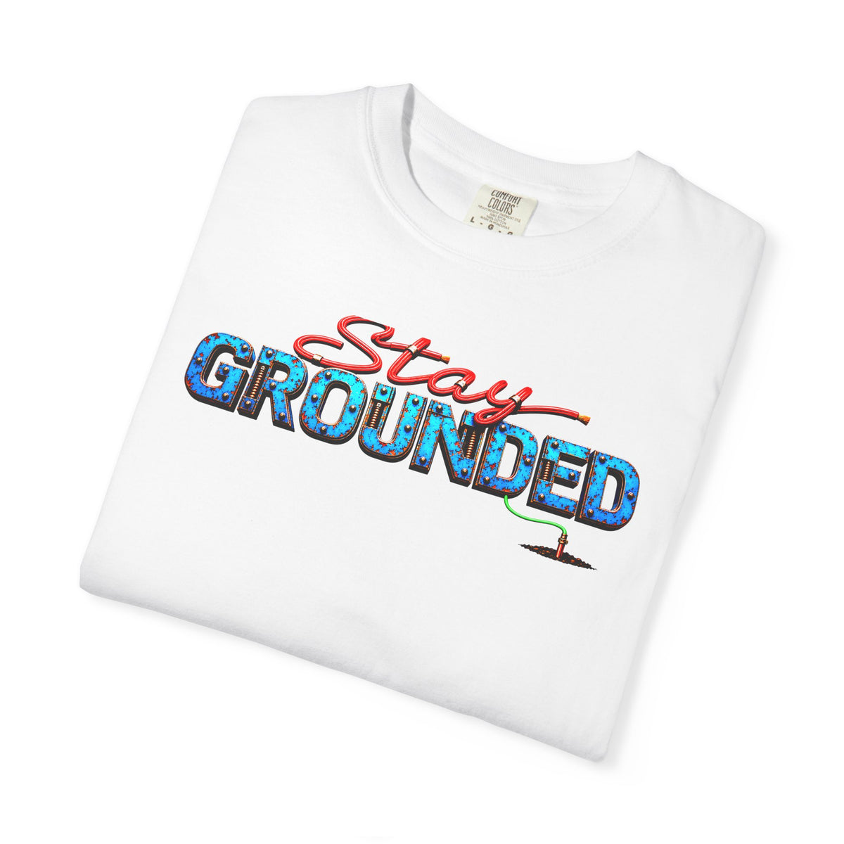 Funny Electrician T-Shirt for Men – Stay Grounded Trade Shirt